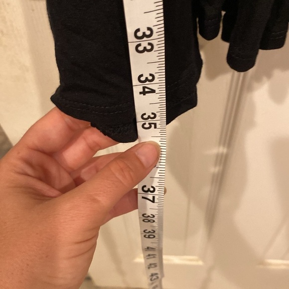 3/4 Sleeve, Black T-Shirt Mini Dress from Charlotte Russe, size M - Picture 6 of 7